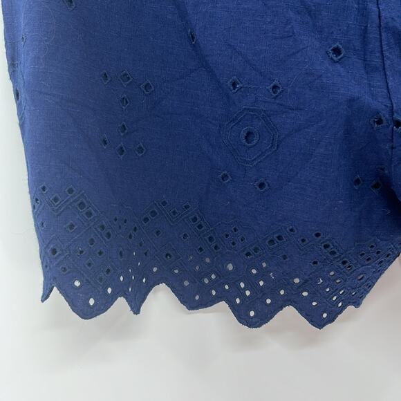 Vineyard Vines Eyelet Pull On Shorts - Navy - Medium - Picture 5 of 5